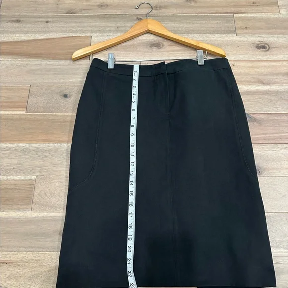 Alexander McQueen Black cotton skirt size 46 / 10